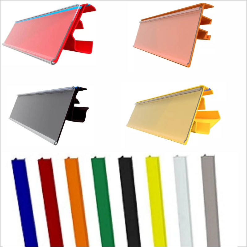 Porta preço Talisca PVC para Gôndola