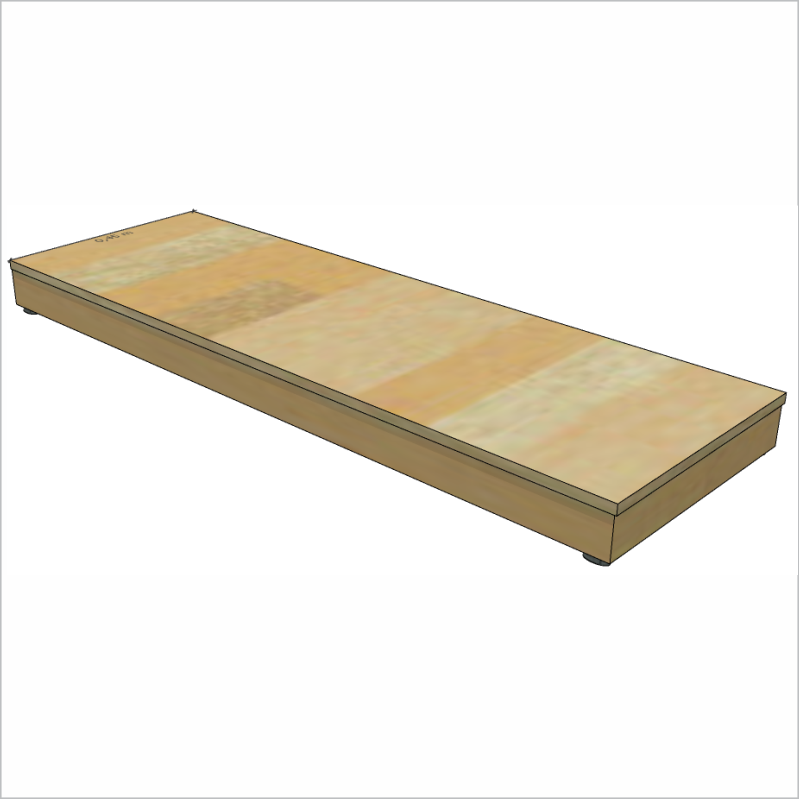 Podium Central Simples MDF