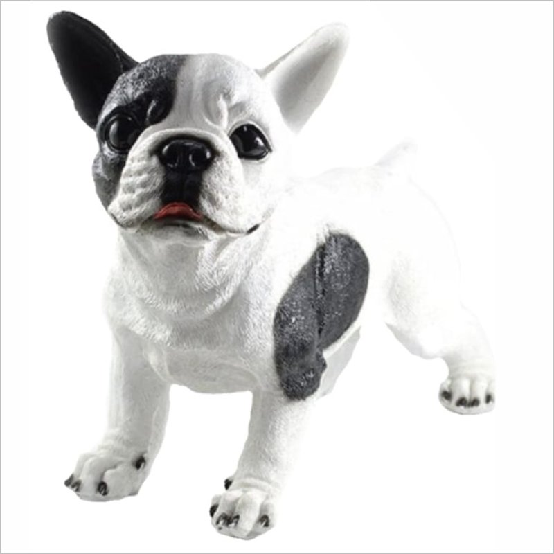 MANEQUIM DOG BULDOG FRANCES PRETO