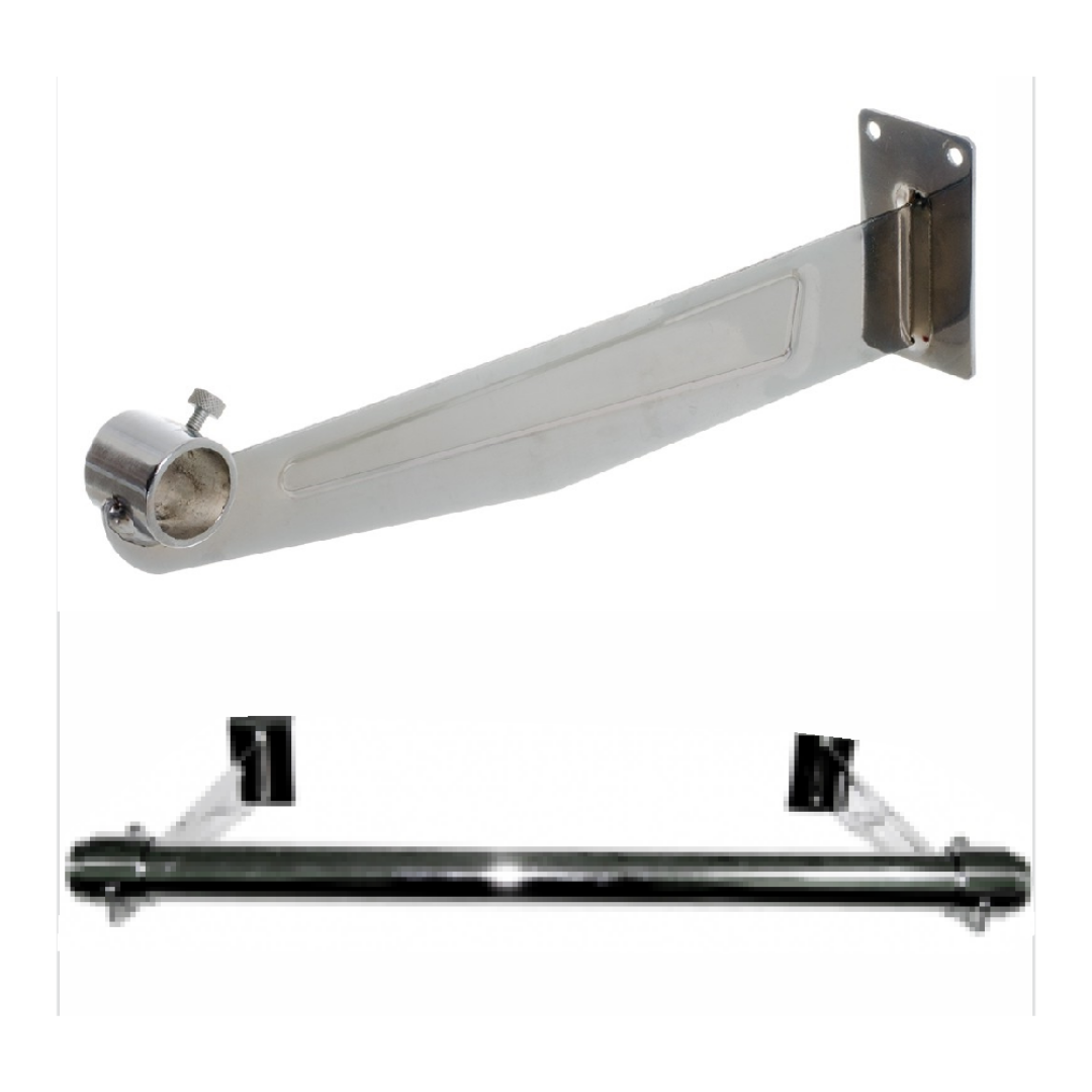 Suporte Arara Cabideiro, Tipo Faca. Para Tubo 1″