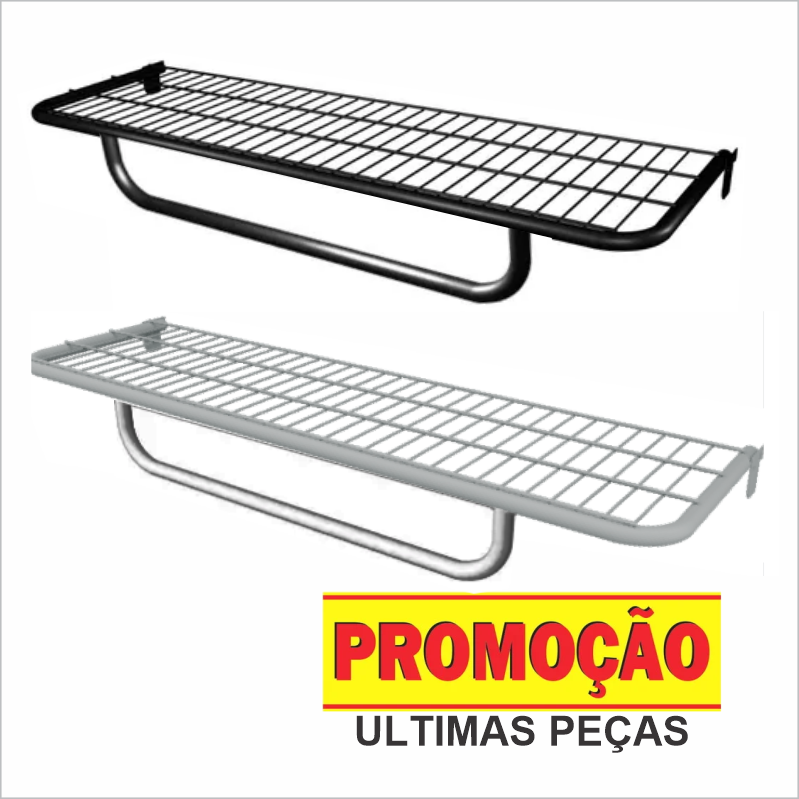 Arara Pratelira com Cabideiro, Ararmada para Cremalheira