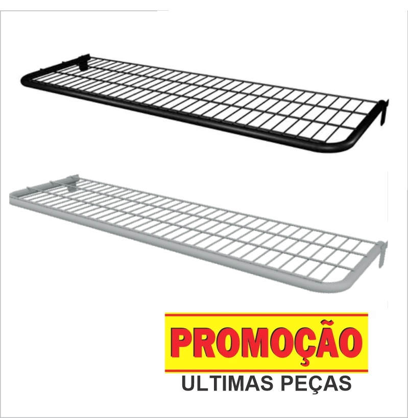 Arara Pratelira Aramada para Cremalheira