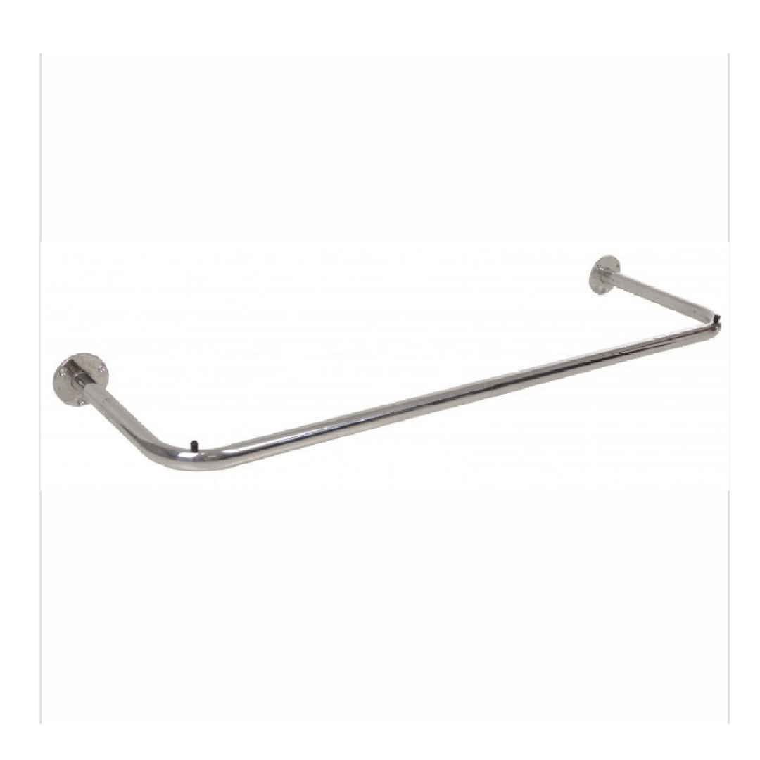 Arara de Parede Reta, Modelo Semi luxo, tubo 1″.