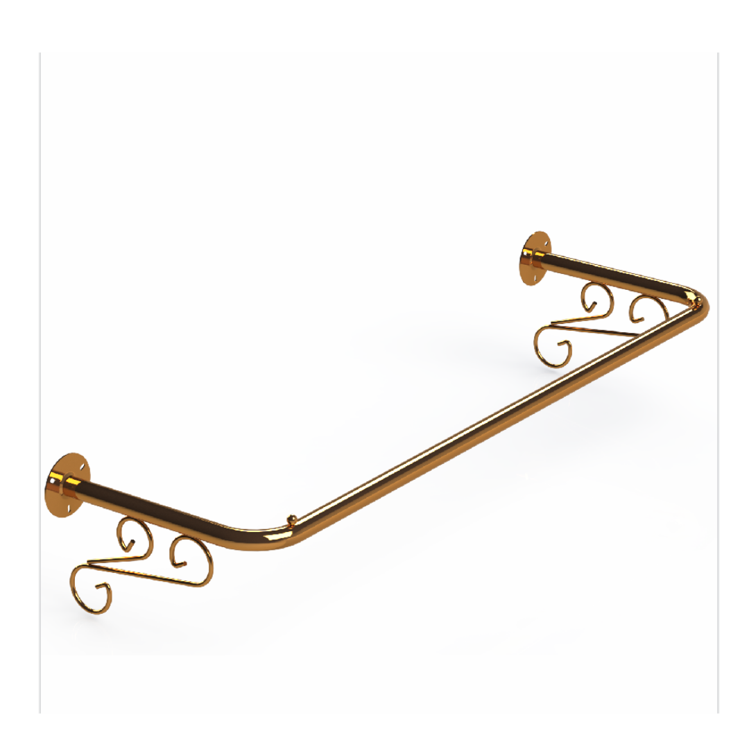 ARARA FIXA RETRÔ OURO VELHO E ROSE GOLD