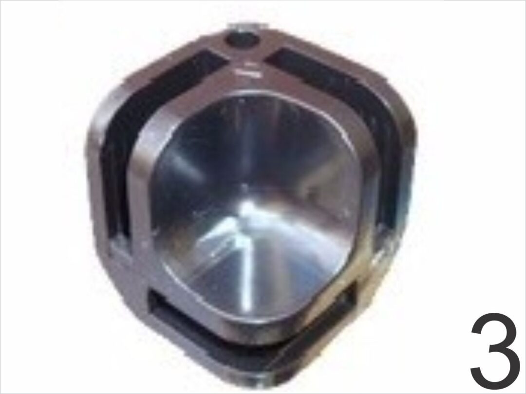 Conectivo Canto Fundo Nº 03, para modulados de Vidro ou Tela