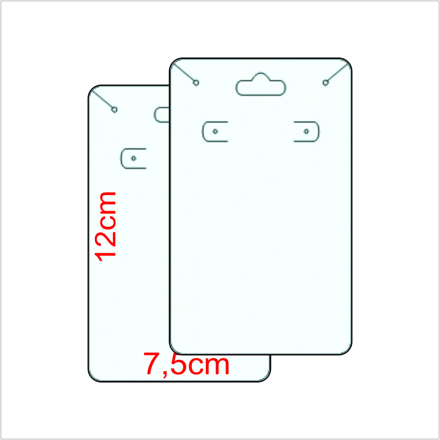 Etiqueta Para Brinco Grande 12cmx7,5cm