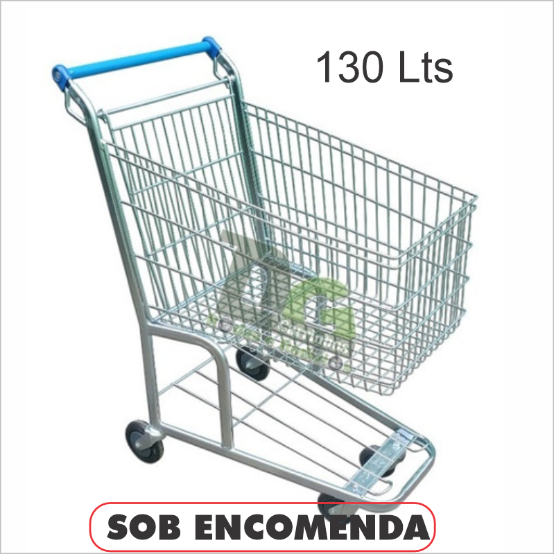 Carrinho Aramado Grande 130 Lts