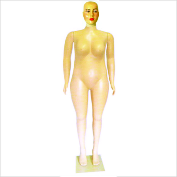 Manequim PVC, Feminio Bege GG, Reto, com base