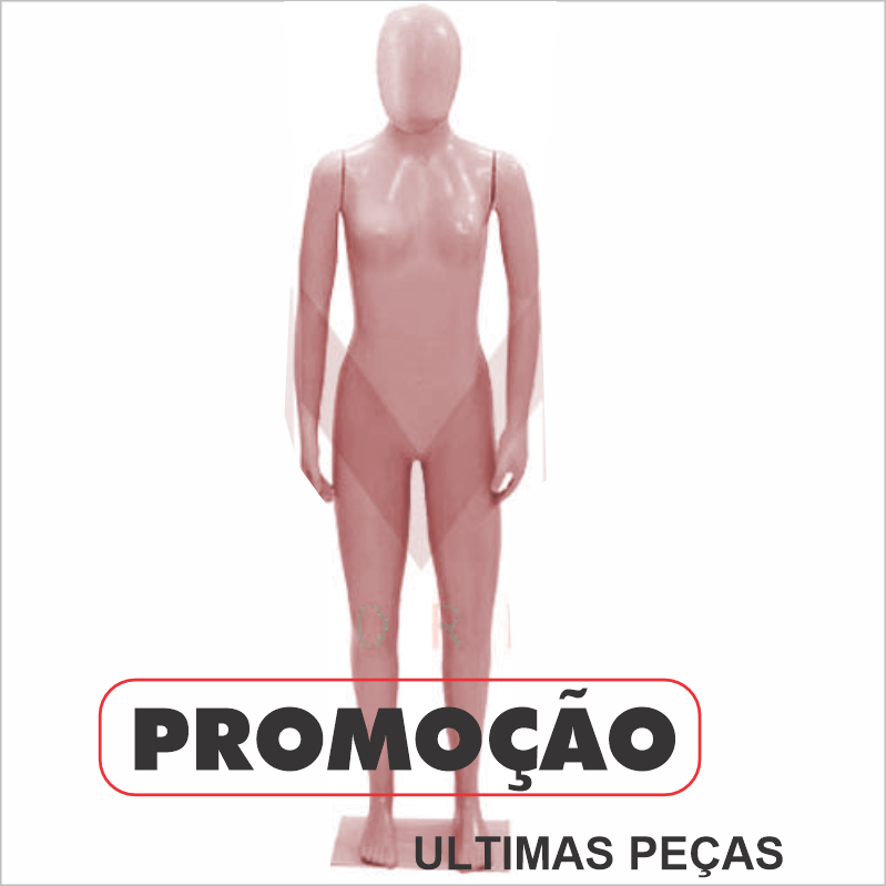 Manequim Juvenil, Feminino, Reto 12 anos. Pvc Bege