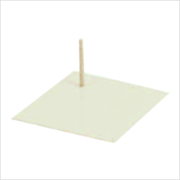 BASE P/ MANEQUIM ADULTO QUADRADA C/ 1 PINO