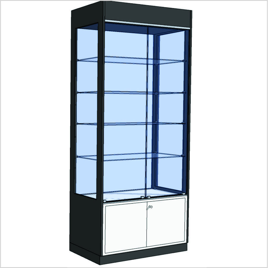 Vitrine Alta, + Armário. De parede