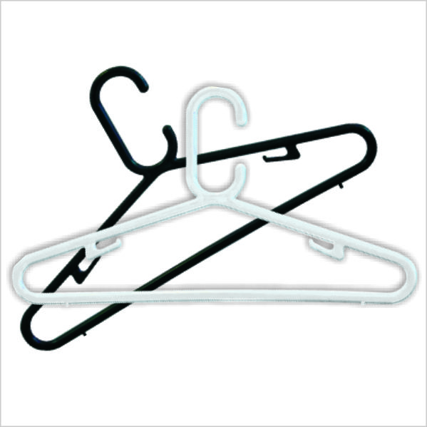 CABIDE ‘C’ FIXO GROSSO TRANSPARENTE E PRETO