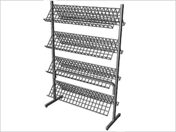 Sapateria Aramada dupla face 150x100cm
