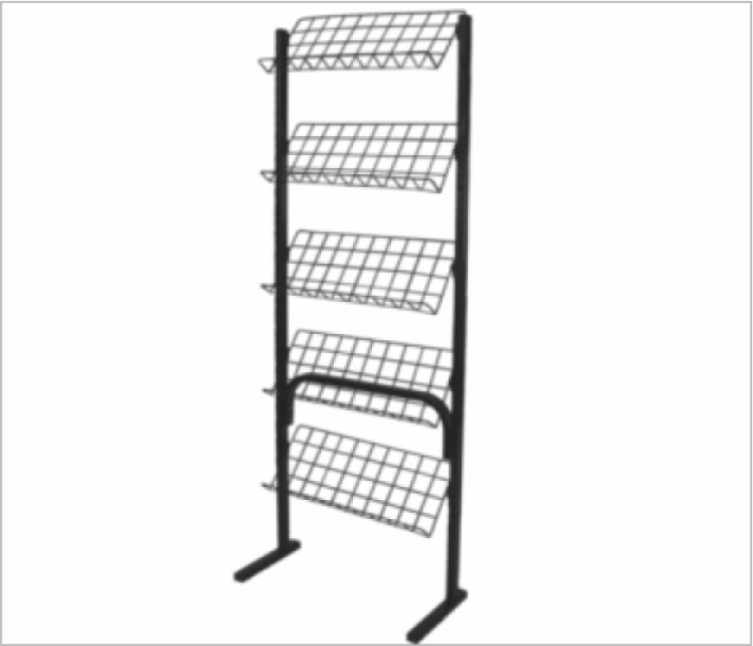 Sapaterira Aramada Simples 01 face. 150x65cm