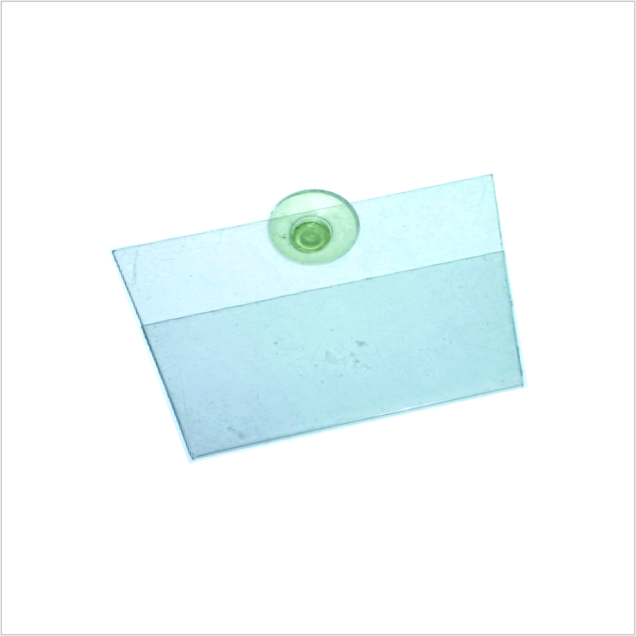 Porta Preço PVC c/ Ventosa