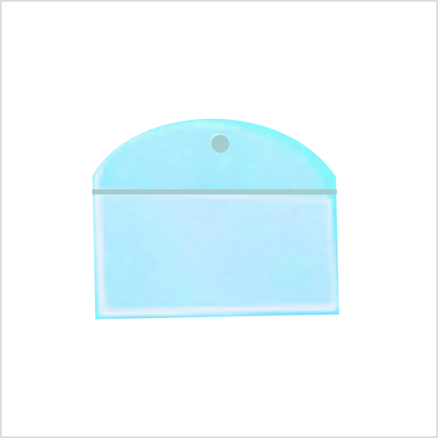 Porta Etiqueta PVC C/ Furo P/ Pendurar