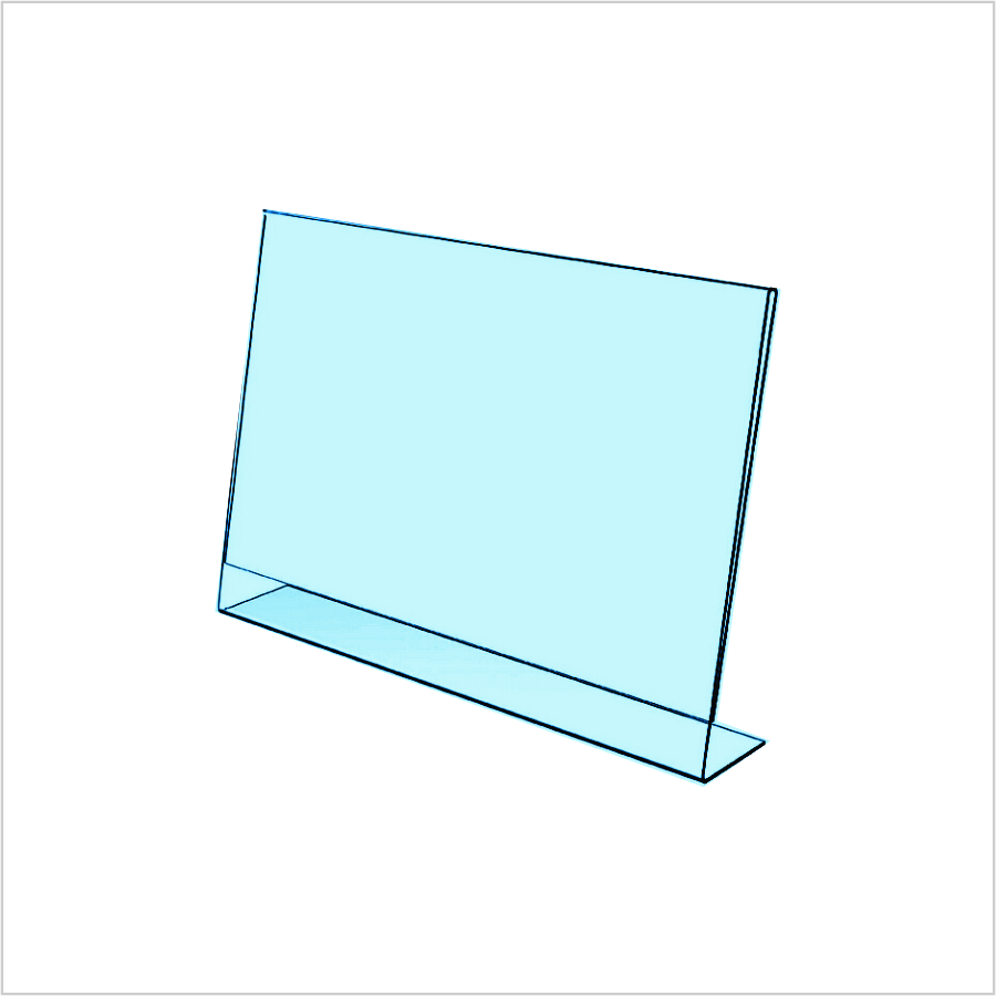 PORTA PREÇO HORIZONTAL PVC 10X7