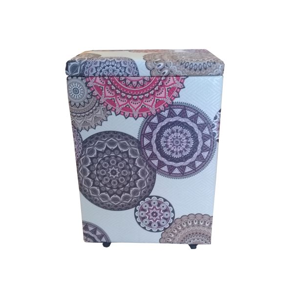 PUFE BAU PEQUENO MANDALA