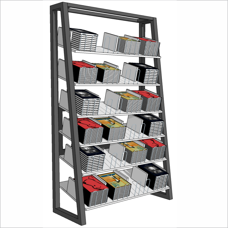 Expositor para Cadernos, Alto, Metalon