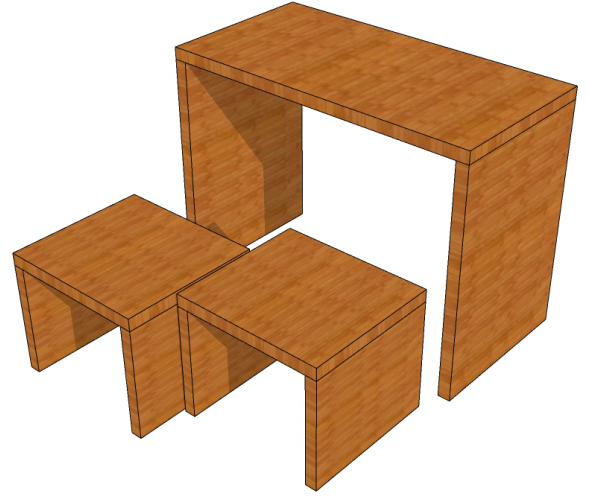 Podium para ofertas em MDF